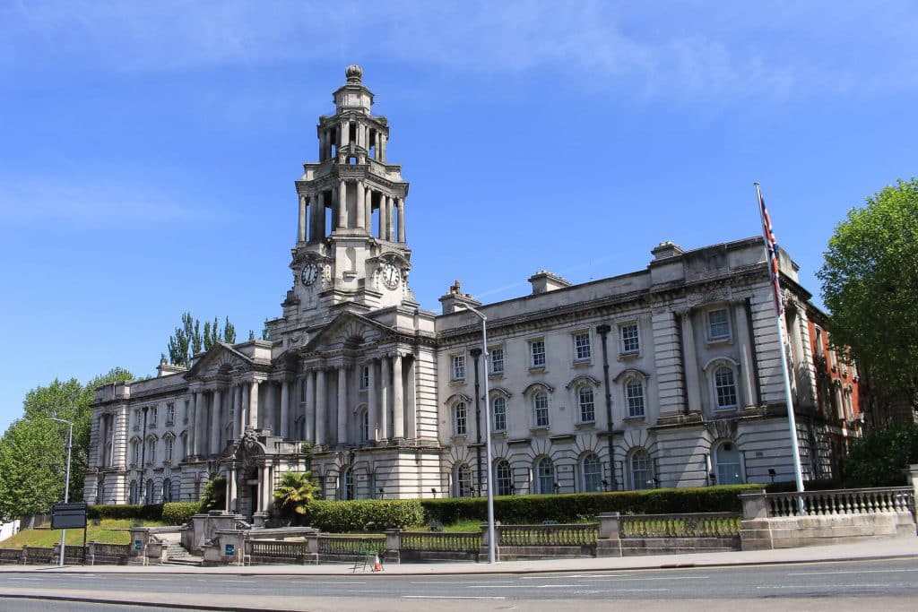 An image of Stockport town hall