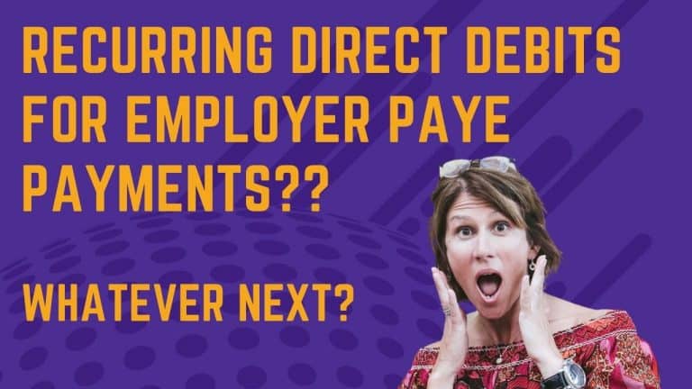 Recurring Direct Debit for Employer PAYE payments