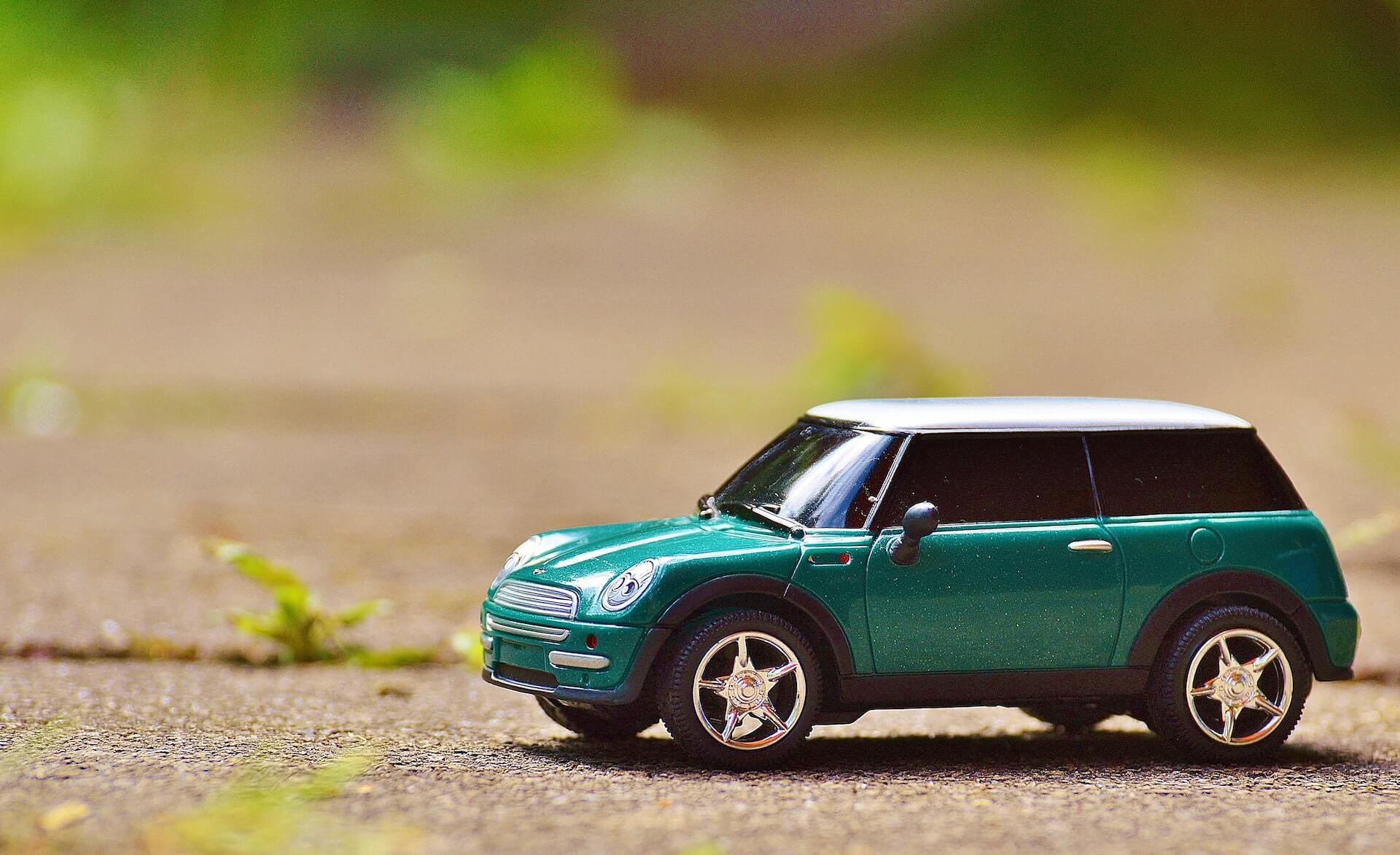 A miniature car that isn't taxed