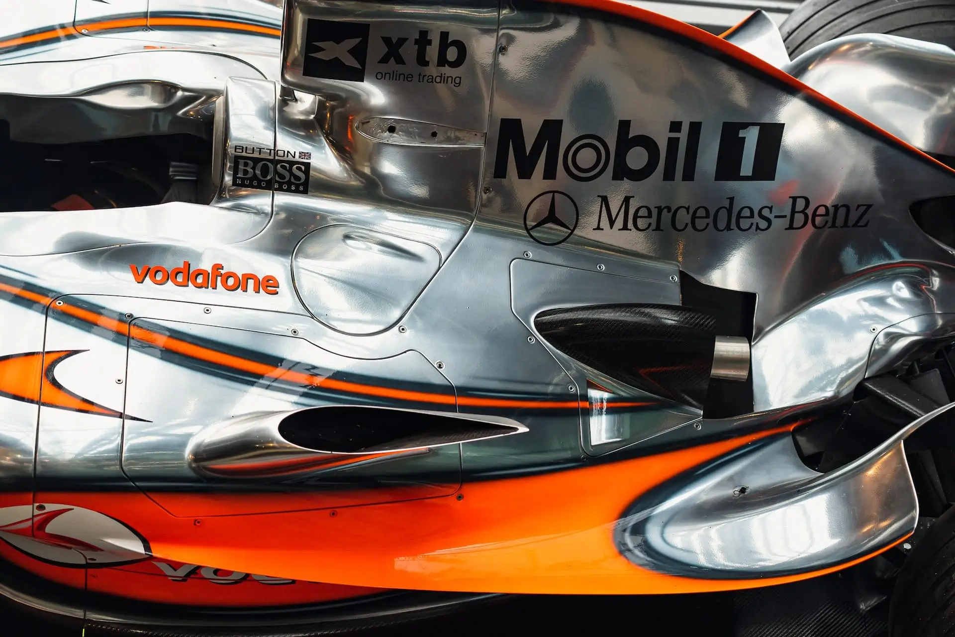 an image of a sponsored f1 car to illustrate the blog, can you claim tax relief on sponsorship costs